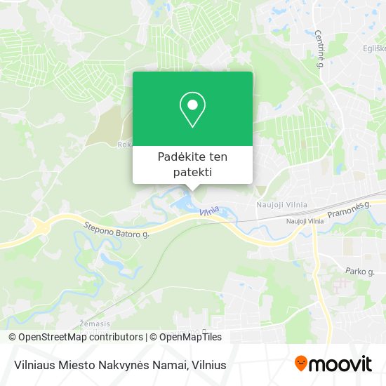 Vilniaus Miesto Nakvynės Namai žemėlapis