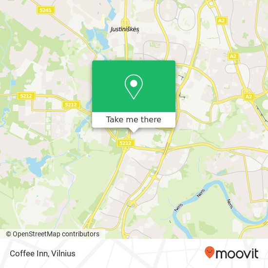 Coffee Inn žemėlapis