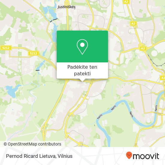 Pernod Ricard Lietuva žemėlapis