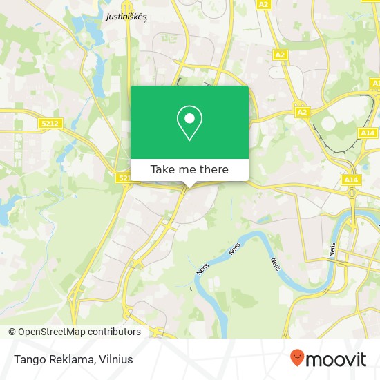 Tango Reklama žemėlapis