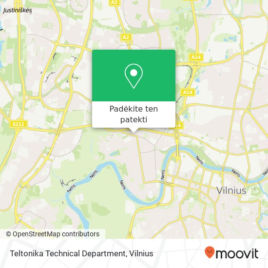 Teltonika Technical Department žemėlapis