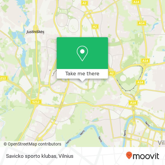 Savicko sporto klubas žemėlapis