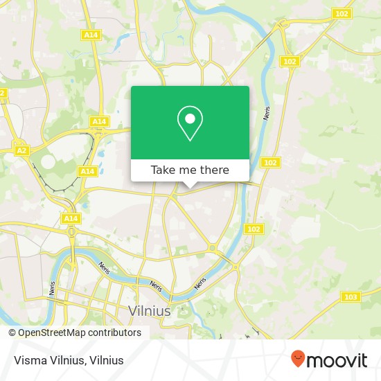 Visma Vilnius žemėlapis