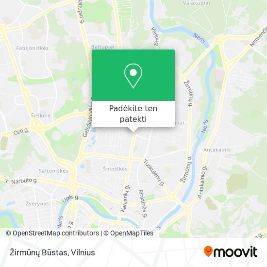 Žirmūnų Būstas žemėlapis