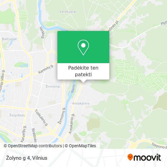 Žolyno g 4 žemėlapis