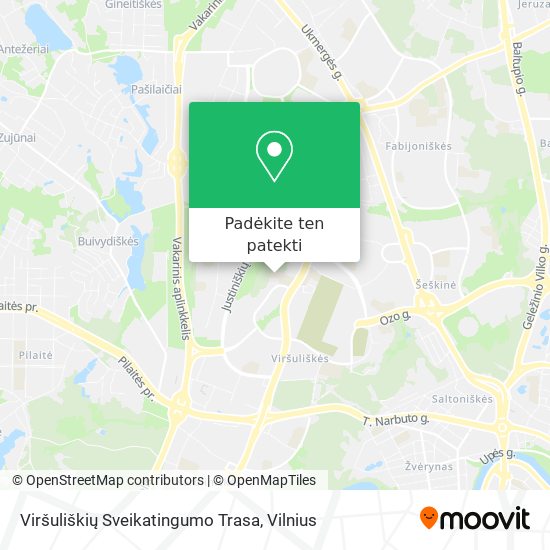 Viršuliškių Sveikatingumo Trasa žemėlapis