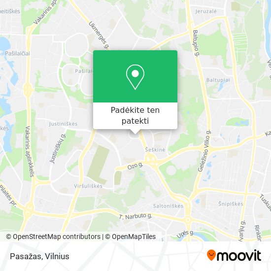 Pasažas žemėlapis