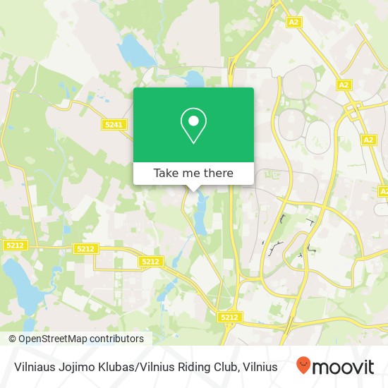 Vilniaus Jojimo Klubas / Vilnius Riding Club žemėlapis