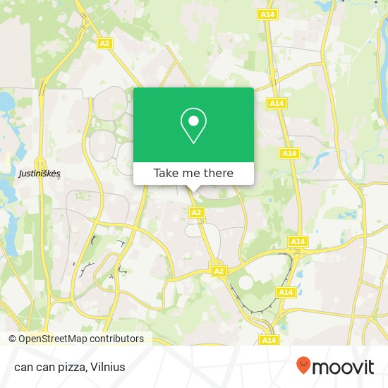 can can pizza žemėlapis