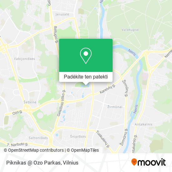 Piknikas @ Ozo Parkas žemėlapis