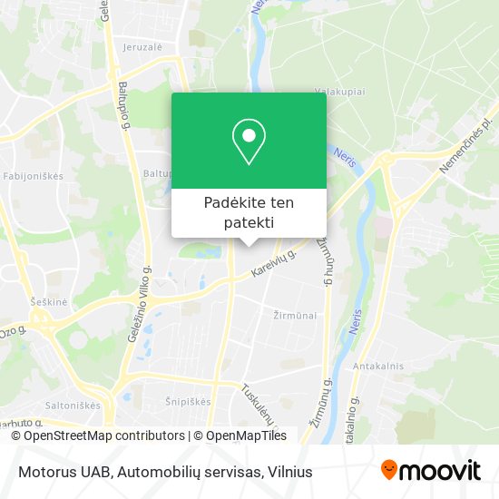 Motorus UAB, Automobilių servisas žemėlapis