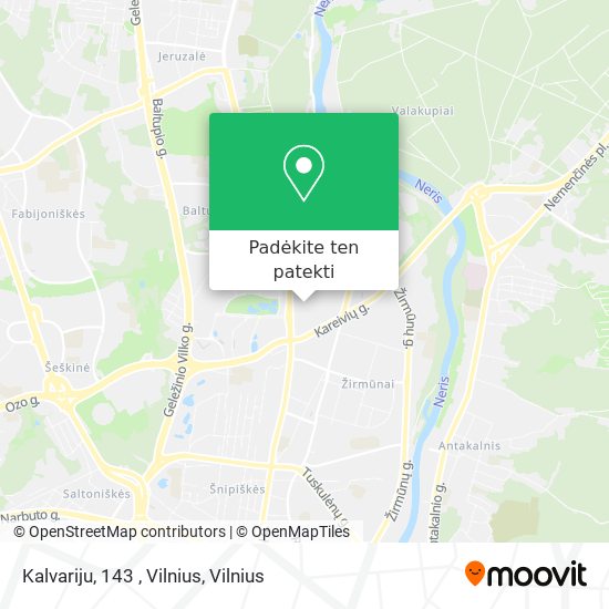 Kalvariju, 143 , Vilnius žemėlapis