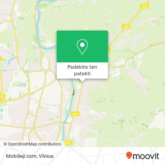 Mobilieji.com žemėlapis