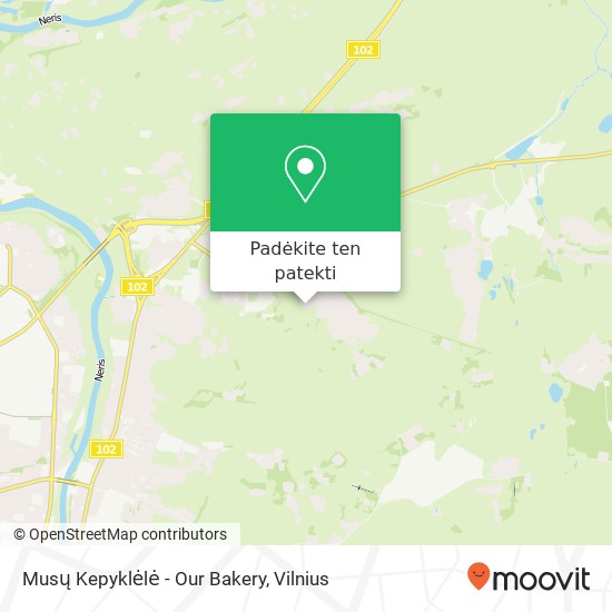 Musų Kepyklėlė - Our Bakery žemėlapis
