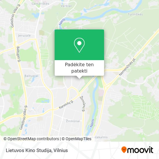Lietuvos Kino Studija žemėlapis