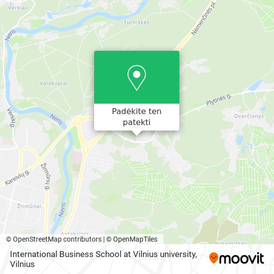 International Business School at Vilnius university žemėlapis