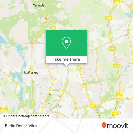 Berlin Doner žemėlapis