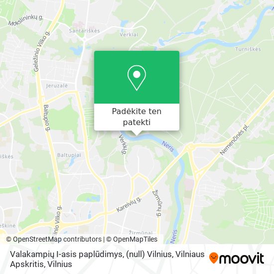 Valakampių I-asis paplūdimys, (null) Vilnius, Vilniaus Apskritis žemėlapis