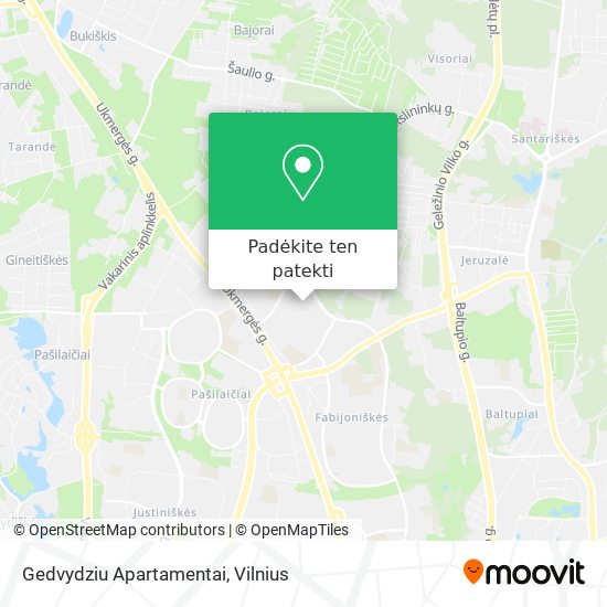 Gedvydziu Apartamentai žemėlapis