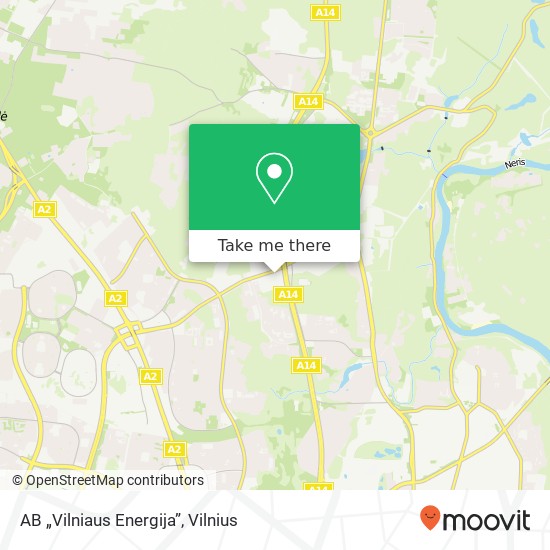 AB „Vilniaus Energija” žemėlapis