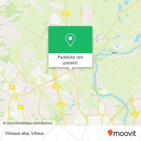 Vilniaus alus žemėlapis