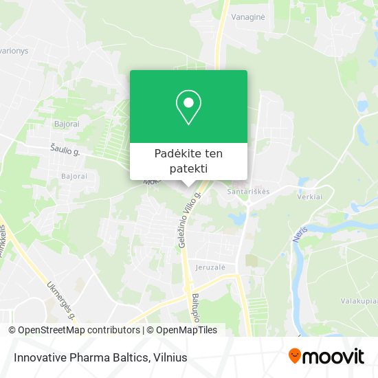 Innovative Pharma Baltics žemėlapis