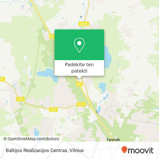 Baltijos Realizacijos Centras žemėlapis