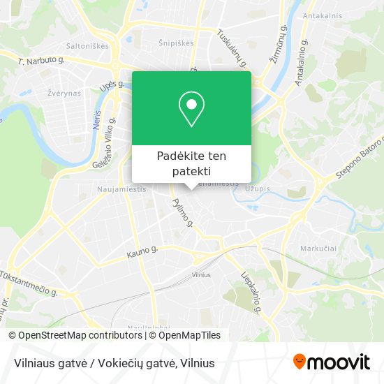 Vilniaus gatvė / Vokiečių gatvė žemėlapis