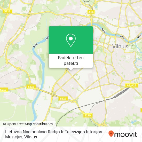 Lietuvos Nacionalinio Radijo Ir Televizijos Istorijos Muziejus žemėlapis