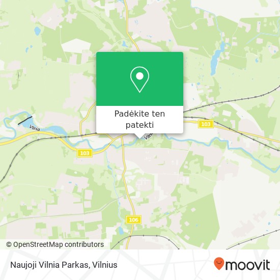 Naujoji Vilnia Parkas žemėlapis