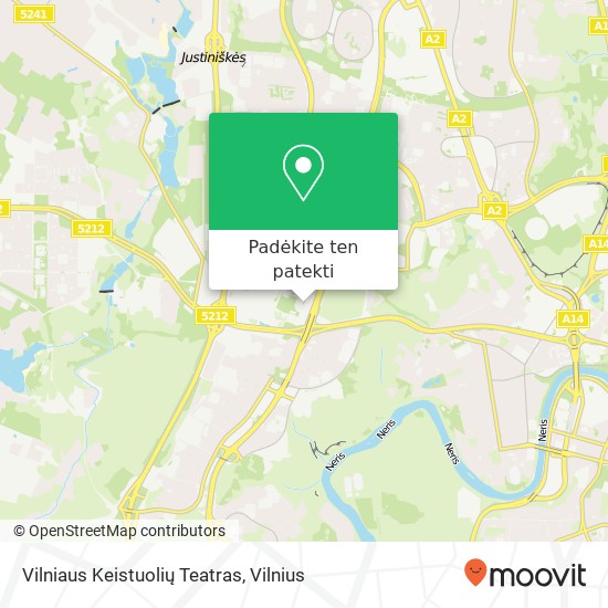 Vilniaus Keistuolių Teatras žemėlapis