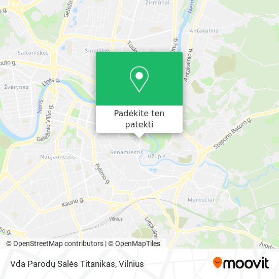 Vda Parodų Salės Titanikas žemėlapis