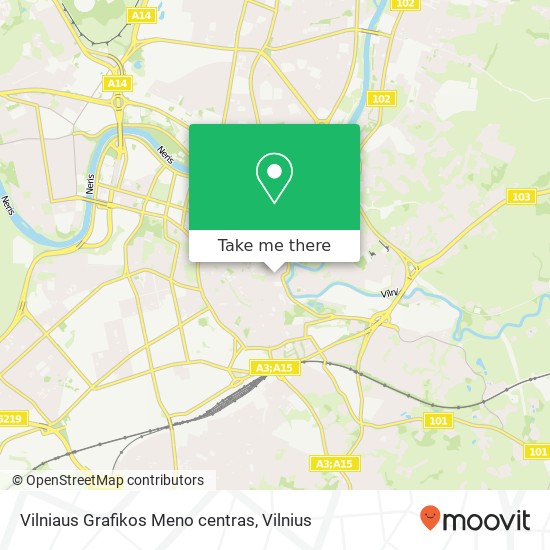 Vilniaus Grafikos Meno centras žemėlapis