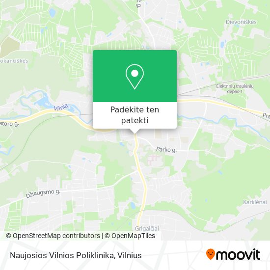 Naujosios Vilnios Poliklinika žemėlapis