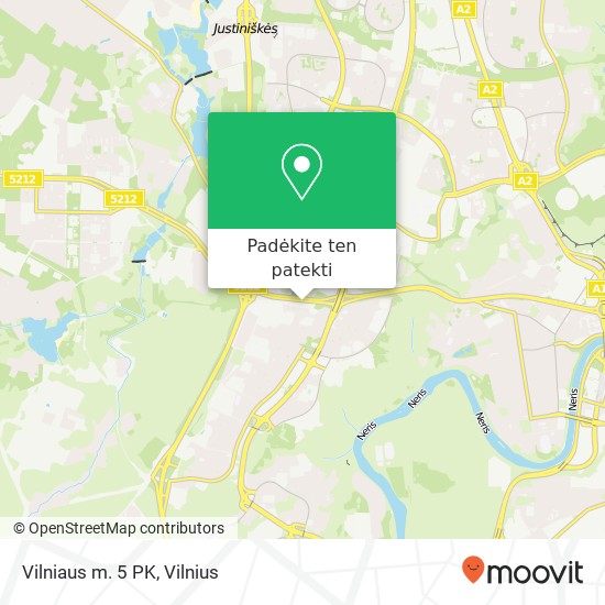 Vilniaus m. 5 PK žemėlapis