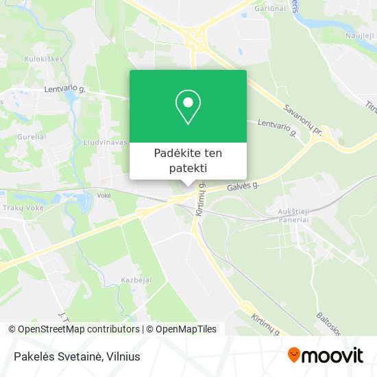 Pakelės Svetainė žemėlapis