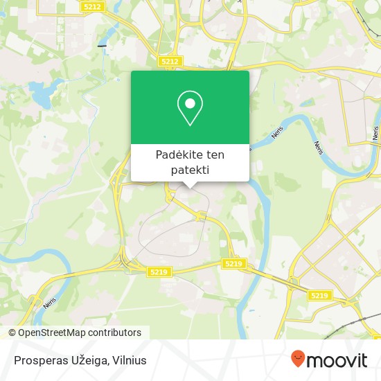 Prosperas Užeiga, Architektų gatvė 89 04207 Vilnius žemėlapis