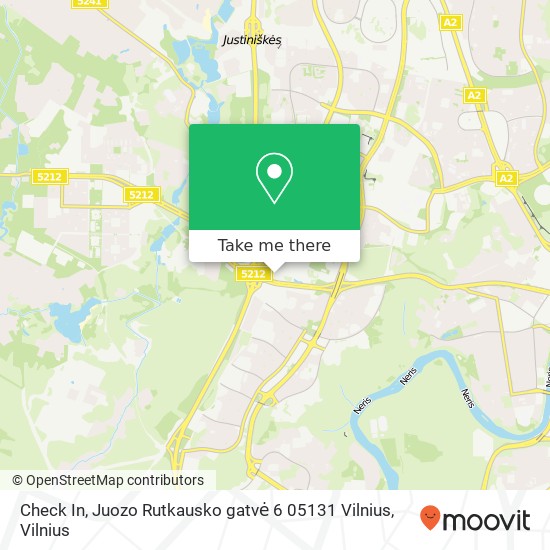 Check In, Juozo Rutkausko gatvė 6 05131 Vilnius žemėlapis