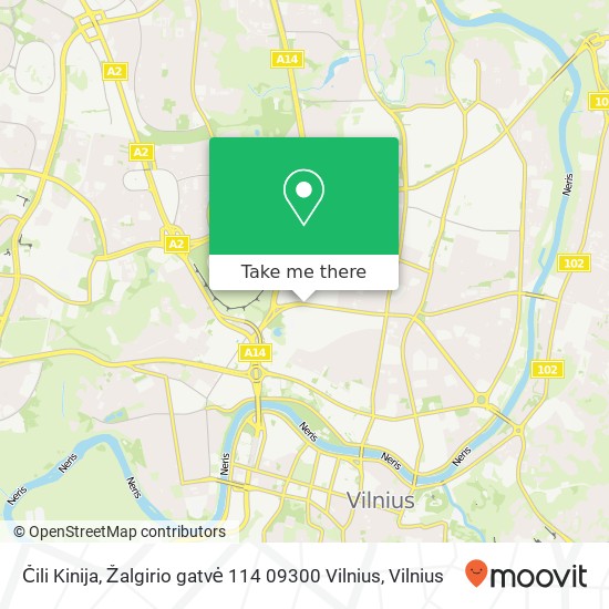 Čili Kinija, Žalgirio gatvė 114 09300 Vilnius žemėlapis