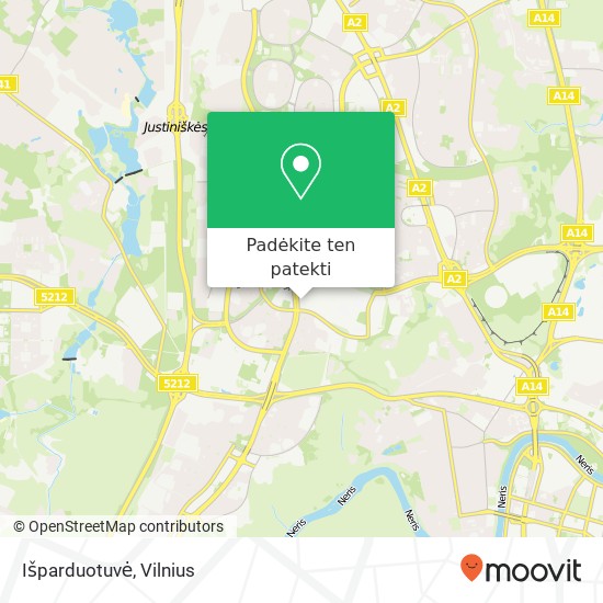 Išparduotuvė, Viršuliškių gatvė 05112 Vilnius žemėlapis
