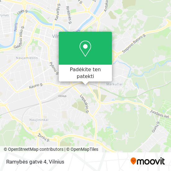 Ramybės gatvė 4 žemėlapis