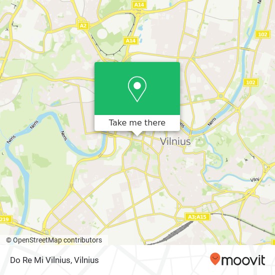 Do Re Mi Vilnius žemėlapis
