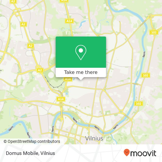 Domus Mobile žemėlapis
