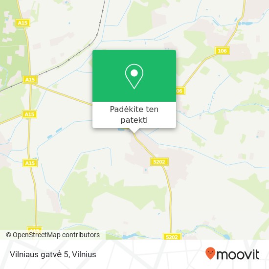 Vilniaus gatvė 5 žemėlapis