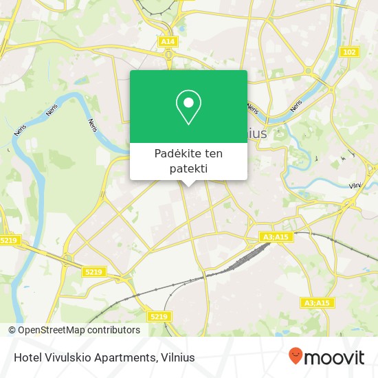 Hotel Vivulskio Apartments žemėlapis