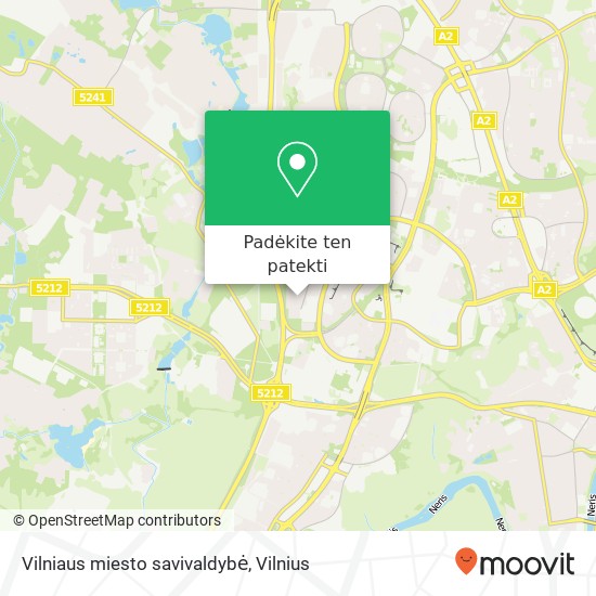 Vilniaus miesto savivaldybė žemėlapis