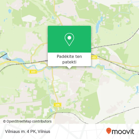 Vilniaus m. 4 PK žemėlapis