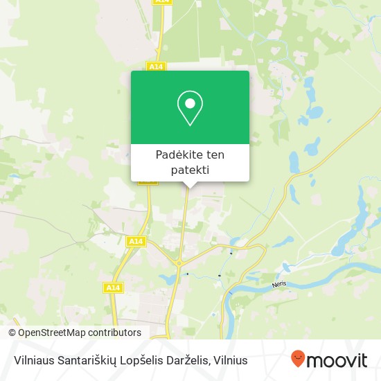 Vilniaus Santariškių Lopšelis Darželis žemėlapis