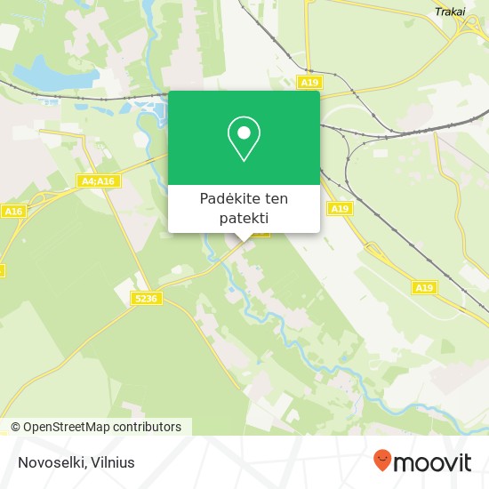 Novoselki žemėlapis