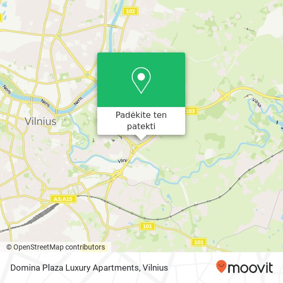 Domina Plaza Luxury Apartments žemėlapis